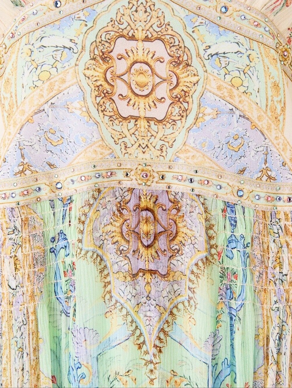 Camilla Flared Sleeve Dress In East Of Istanbul - Picture 5 of 15